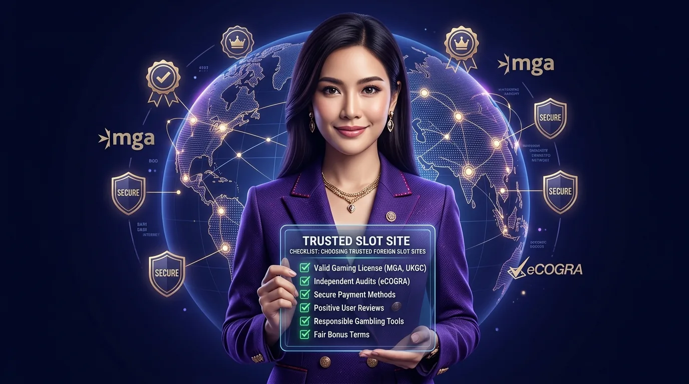 เว็บสล็อตต่างประเทศ เชื่อถือได้ วิธีเลือก